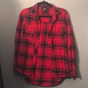 Red and Black Plaid Flannel